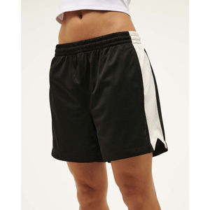 ผู้หญิงปรับแต่งผ้าฝ้ายสีดำผสมกางเกงขาสั้นสำหรับเล่นกีฬาระบายอากาศได้ดีมีกระเป๋าด้านข้างลายทางแบบแอคทีฟ - Product Image 5