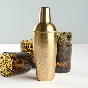 Shaker à cocktail en métal antique élégant et moderne en acier inoxydable - Product Image 6