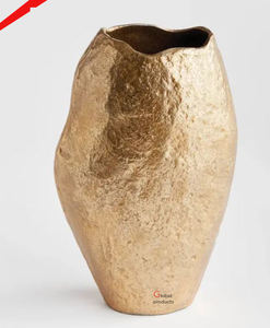 Jardinière en métal doré de qualité supérieure pour la décoration d'hôtels et de jardins pour bureaux à domicile - Product Image 2