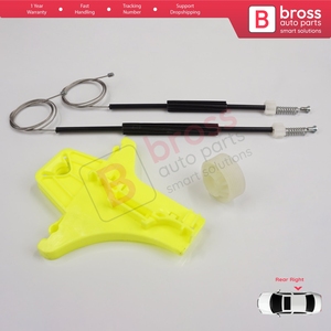 Kit de réparation de lève-vitre arrière droit BWR5486 pour Golf MK7 5G 2012-2021 5 portes 5G4839462 - Product Image 5