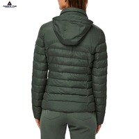 Top qualité dames hiver doudoune mince à capuche manteau respirant caractéristique décontracté tissé Polyester chaud veste courte pour les femmes