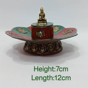 Ensemble multicolore pour brûleurs de fleurs de lotus avec pierre pour une utilisation en bois d'agar aromatique - Product Image 5