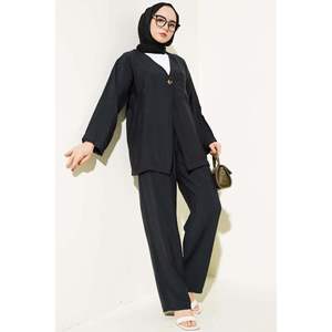 Ensemble 2 pièces avec poche à un bouton Anthracite - Product Image 4