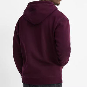 Sweat à capuche zippé en coton 450GSM de qualité supérieure pour hommes coupe surdimensionnée imprimé personnalisé OEM blanc Streetwear uni Vintage 100% coton hiver - Product Image 4