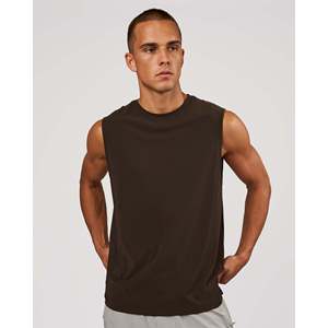 Camiseta sin mangas con capucha transpirable Cadence MicroMotion para hombre, para culturismo y gimnasio, talla XL, poliéster liso - Product Image 2