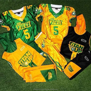 ชุดยูนิฟอร์มอเมริกันฟุตบอลแบบปรับแต่งได้ ผลิตจากวัสดุสแปนเด็กซ์/โพลีเอสเตอร์ ระบายอากาศได้ดี ขายส่ง สินค้าใหม่ - Product Image 2