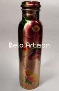 Venta al por mayor de botellas de cobre a prueba de fugas, diseño a prueba de suciedad, característica sin juntas para Ayurveda Yoga, vasos de plástico favorecidos por minoristas - Product Image 4