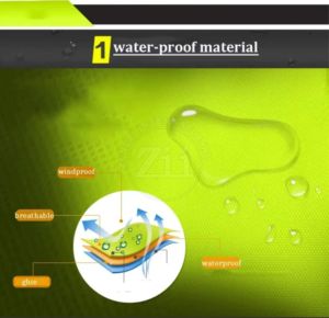 เสื้อฮู้ดผ้าฟลีซสะท้อนแสงแบบมีไฟ LED สำหรับผู้ชาย มาตรฐานความปลอดภัย ANSI Class 1 ระบายอากาศได้ดี น้ำหนักเบา มีหลายกระเป๋า ไซส์ใหญ่พิเศษ - Product Image 6