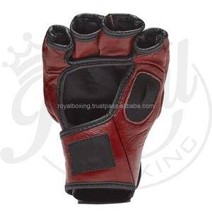 Gants de combat en cuir de qualité avec logo personnalisé pour Thai Kick Punching MMA Training Imprimé Motif Gants de boxe Sac Gymnases - Product Image 3