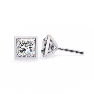 Pendientes Únicos de Oro de 18K con Diamante Cultivado en Laboratorio, Pendientes de Diamantes Premium - Product Image 3