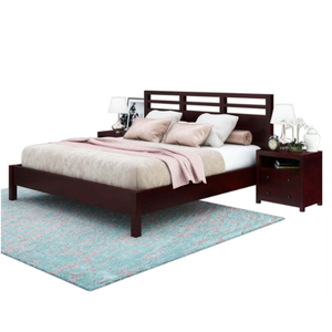 Modern Luxury King Size Bed Frame with High Quality Teak <b>Wood</b> Frame Material for Bedroom Furniture - Product Image 3