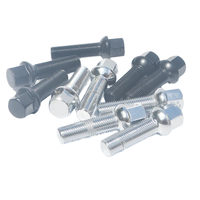Nouvelles vis de roue M14x1.5 à tête sphérique, longues, avec tige de 40mm à 65mm, lot de 10, compatibles Mercedes-Benz, Audi, Volkswagen