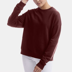 Servicio OEM, Sudadera Lisa de Algodón para Mujer, Precio de Mayoreo, Nuevo Estilo, Sudadera Extra Grande para Mujer - Product Image 1