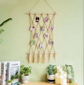 Tapisseries murales en macramé de boutique, art en macramé artisanal pour collections de vente au détail, vente en gros OEM, fibres naturelles du Vietnam - Product Image 6
