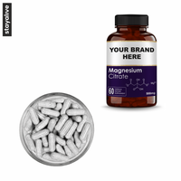 Capsules de citrate de magnésium de service de marque privée OEM | Supplément de magnésium | Supplément de vitamines et de minéraux pour adultes