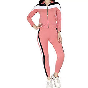 Nouveau Design femmes hiver survêtement 100% coton couleur unie imprimé grande taille ensembles respirant séchage rapide unisexe pantalons de survêtement - Product Image 4