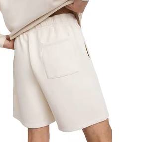 Ropa informal para hombre, pantalón corto informal de cintura media con tela transpirable duradera, patrón sólido con cordón para uso durante todo el día en buena calidad - Product Image 4