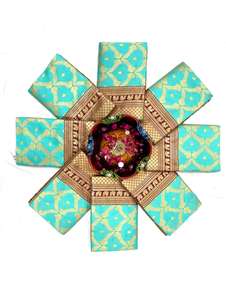 ผ้าส่าหรีสำหรับผู้หญิงผ้าแจ็คการ์ดผ้าไหมผ้าแพรแข็งดีไซน์ล่าสุด - Product Image 2