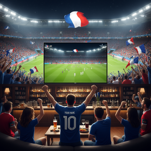 Maglia da Calcio Unisex Francia WC 2026, T-Shirt Tricolore con Grafica per Tifosi, Top per Giornate di Partita e Feste, Maglietta Promozionale - Product Image 3