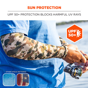Manches d'été unisexes longues en polyester/nylon imprimées par transfert thermique résistantes aux UV, en tissu extensible OEM pour le travail - Product Image 2