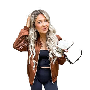 Chaqueta de Satén para Mujer Más Vendida, Piel de Oveja, Manga Larga, Forro de Algodón, Transpirable, Temporada de Invierno, Alta Calidad, Nuevo Stock - Product Image 5