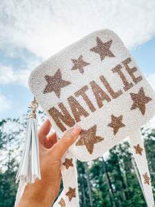 Monedero suave hecho a mano con bordado compacto con cuentas para niñas monedero con cuentas de Mohsin handcrafraft - Product Image 2