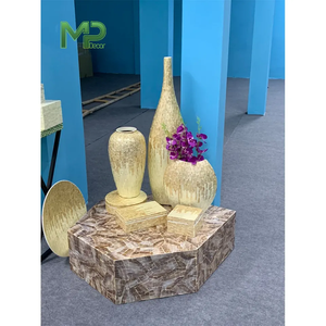 Vases en coquille naturelle de haute qualité pour la décoration intérieure en gros fabriqués en usine au Vietnam Pots de fleurs et jardinières - Product Image 3