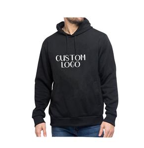 เสื้อสเวตเตอร์ผ้าฝ้ายสำหรับ100% เสื้อกันหนาวมีฮู้ดและเสื้อสเวตเตอร์แบบสวมหัวทรงโอเวอร์ไซส์ออกแบบโลโก้ได้ตามต้องการ - Product Image 1