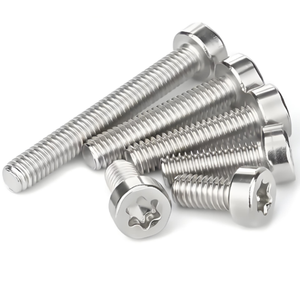 สกรูหัวทรงกระบอก Torx สแตนเลส 304 ขนาด M3-M20 แบบกำหนดเอง โปรไฟล์ต่ำ - Product Image 1