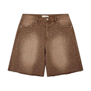 High Quality <b>Men's</b> <b>Short</b> <b>Lightweight</b> and Breathable with Best Anti-Wrinkle Designs Rhinestone Accent Solid Pattern Price - Product Image 1