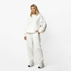 High Quality Fleece Cotton Hoodie Baggy Straight Leg Sweatpants Women Custom Winter Oversized Two Piece High Street Tracksuit - Product Image 2