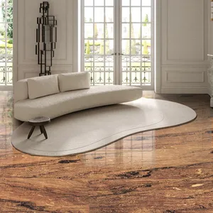 Toàn Cầu Dự Án Giá Tốt Nhất Ấn Độ Katni Đá Cẩm Thạch Bộ Sưu Tập Cho Ngoài Trời Nhà Bếp Cầu Thang Phòng Tắm-Hỗn Hợp Màu Nâu Trắng - Product Image 4