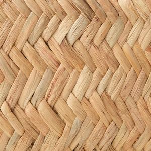 Natural Water Hyacinth Woven Nesting <b>Storage</b> <b>Baskets</b>(set of 2 <b>Baskets</b>) <b>Wicker</b> <b>Baskets</b> with Handles Square Woven in Viet Nam - Product Image 3