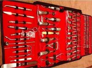 ชุดเครื่องมือผ่าตัดช่องปากคุณภาพสูง คีมถอนฟัน สแตนเลส แบบใช้มือ 61 ชิ้น ด้ามจับตามหลักสรีรศาสตร์ - Product Image 2