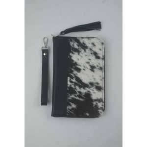 Portefeuille en cuir de vachette pour femme LAXURA - Product Image 1