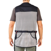 Gilets de tir en argile personnalisés en tissu léger Vêtements de chasse Gilet de tir Poches de gilet en maille