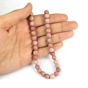 Cuentas Sueltas Facetadas de Rodocrosita Grado AAA de 8mm, 45-50 Piezas para Fabricación de Joyas, Pulseras, Mala - Cristal de Sanación Amorosa y Emocional - Product Image 2