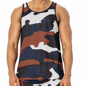 Camiseta sin mangas de punto transpirable de secado rápido para hombre, diseño de logotipo personalizado, estilo urbano, colores y tallas personalizables - Product Image 5