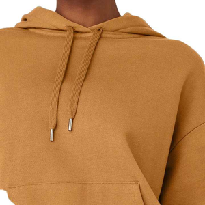 Sweat à capuche en molleton pour femme avec logo imprimé Style sport Sweat à capuche tricoté avec bras tombant pour femme - Product Image 3