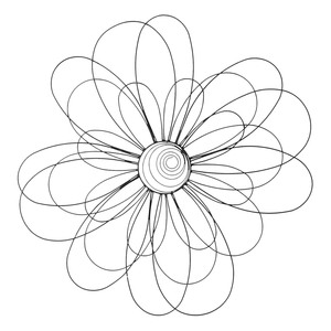 Décoration murale en métal moderne faite à la main Designer Accent de fer vertical impeccable pour le salon Ambiance de bureau à domicile Style de vie Noir - Product Image 1