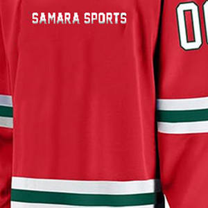 Venta al por mayor OEM razonable por encargo que absorbe el sudor internacional camisetas de hockey sobre hielo personalizado en blanco camisa de hockey sobre hielo - Product Image 4