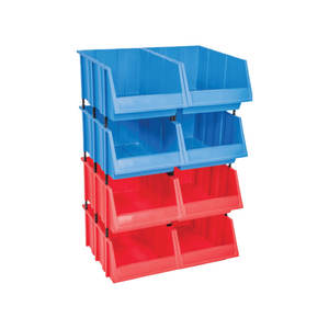 Almacenamiento y organización eficientes Juego de soportes para herramientas de plástico Contenedores y cajas de almacenamiento de plástico - Product Image 1