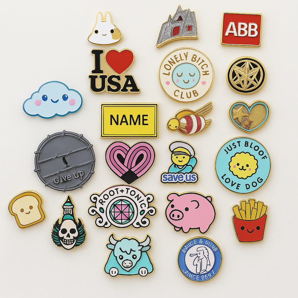 "Don't Be So Hard On Yourself" Enamel Lapel Pin – Fun Series, 1.18" Zinc Alloy Brooch With Clasps