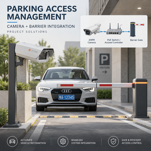 กล้องอ่านป้ายทะเบียนรถยนต์ ANPR LPR สำหรับควบคุมการเข้าออกลานจอดรถ - Product Image 3
