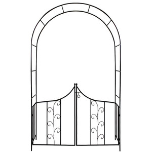 Arco de Pérgola para Jardín, para Rosas, Puerta para Flores, para Uso con Plantas - Product Image 3