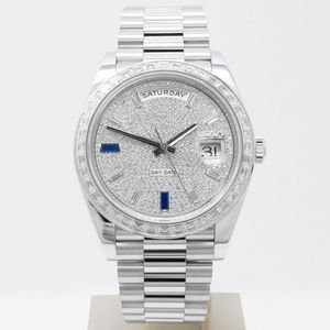 Reloj de Lujo Personalizado para Hombre con Moissanita, Certificado GRA, Diamante de Moissanita, Automático, Estilo Hip Hop, Reloj de Pulsera - Product Image 1