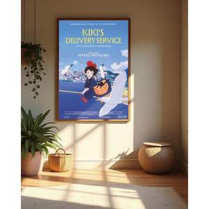 Póster del Servicio de Entrega de Kiki, Placa de Arte en Idioma Italiano - Product Image 1