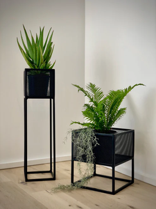 High Quality White Mesh Iron Planter Stand Set of 3 for Indoor Home & Garden <b>Plant</b> <b>Decor</b> - Product Image 4