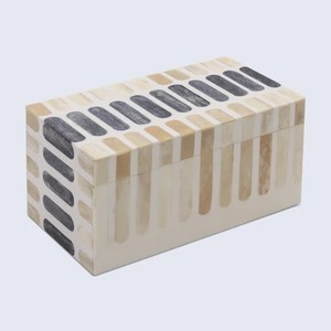 กล่องฝังกระดูกพร้อมกล่องเก็บของอเนกประสงค์พร้อมช่องแบ่งกล่องเก็บของขัดเงาสำหรับตกแต่งบ้านและฟาร์ม - Product Image 1