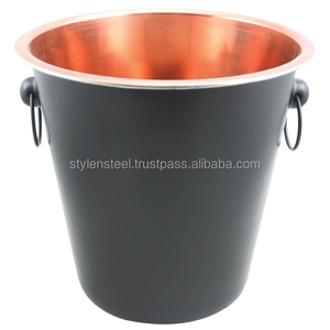 ถังไวน์ที่มีสีทองแดงภายในและนอกถังสีดำราคาต่ำร้อนขายสแตนเลสทำ - Product Image 3